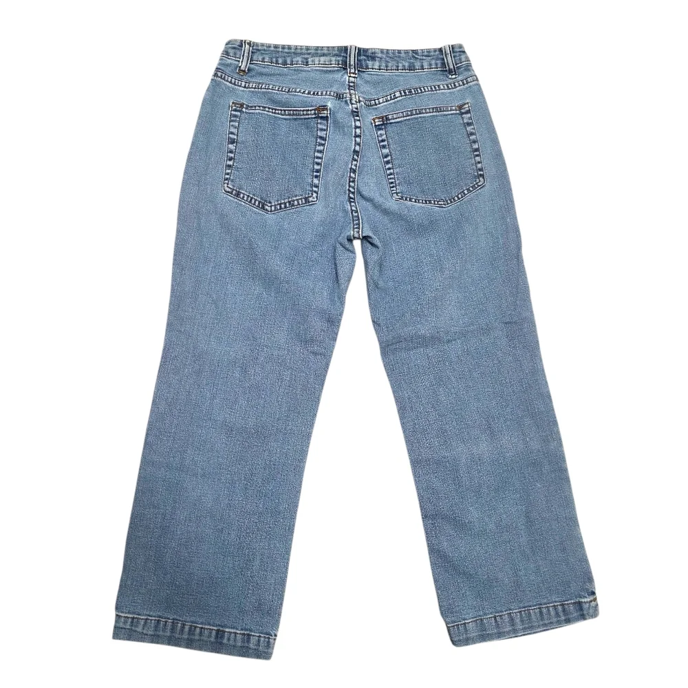 GAP Blue Denim Capri Jeans Bootcut Women's Size 6